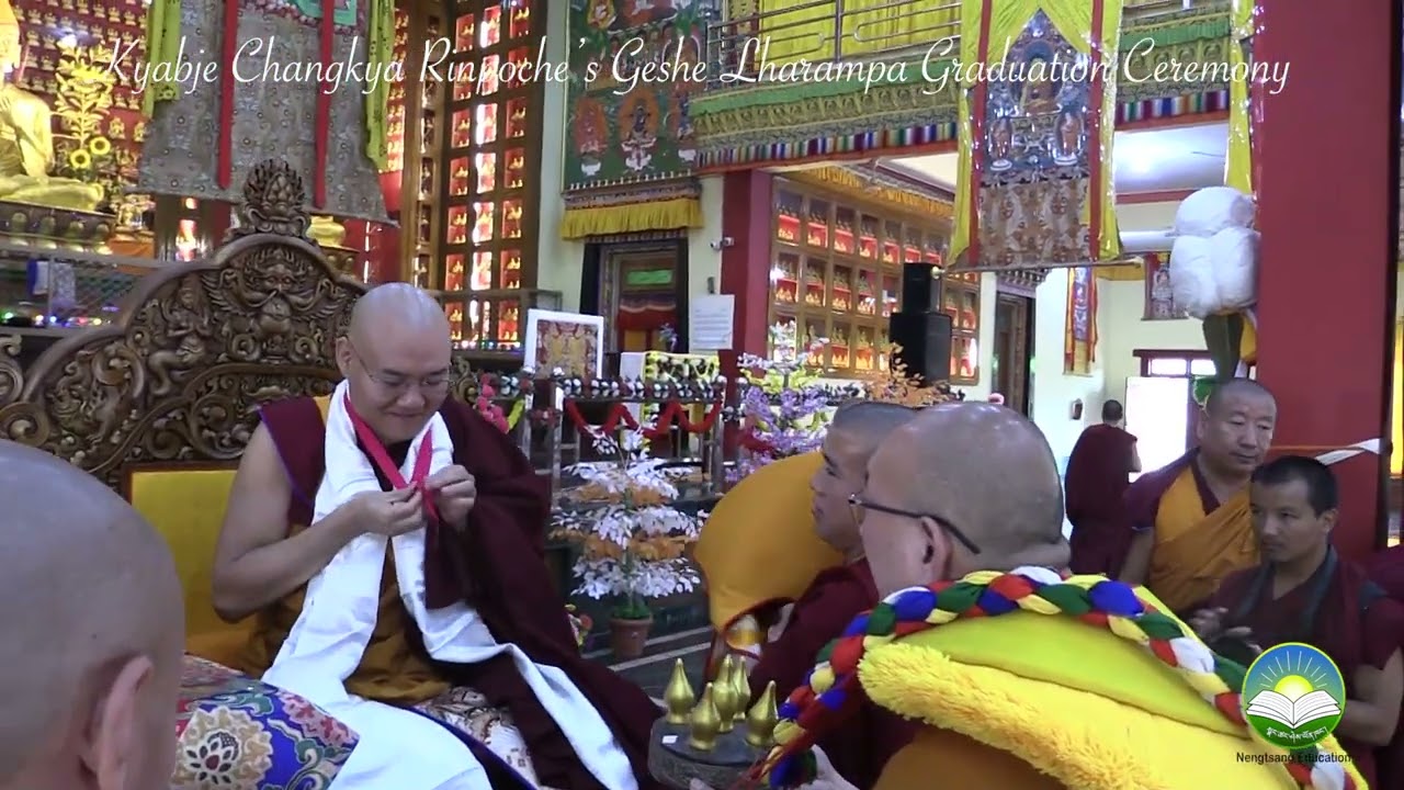Kyabje Changkya Rinpoche's Geshe Lharampa Graduation Ceremony