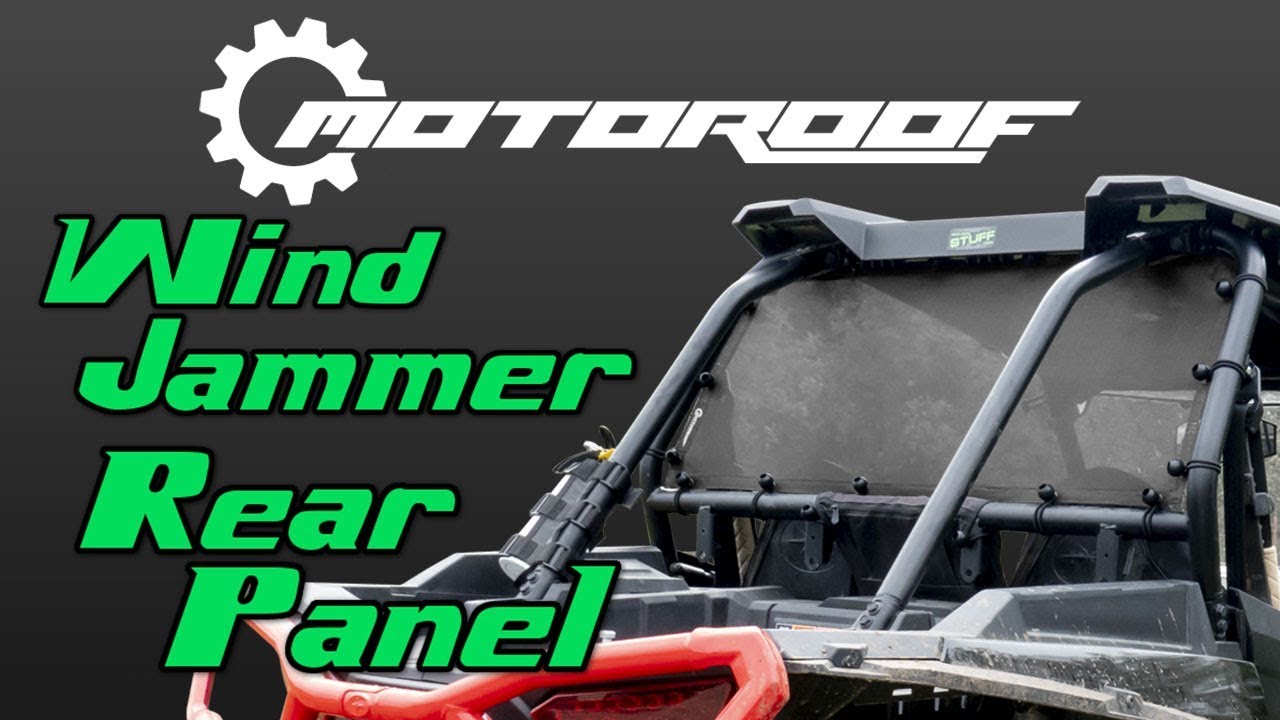 MotoRoof Wind Jammer Rear Panel for UTVs | Side By Sides
