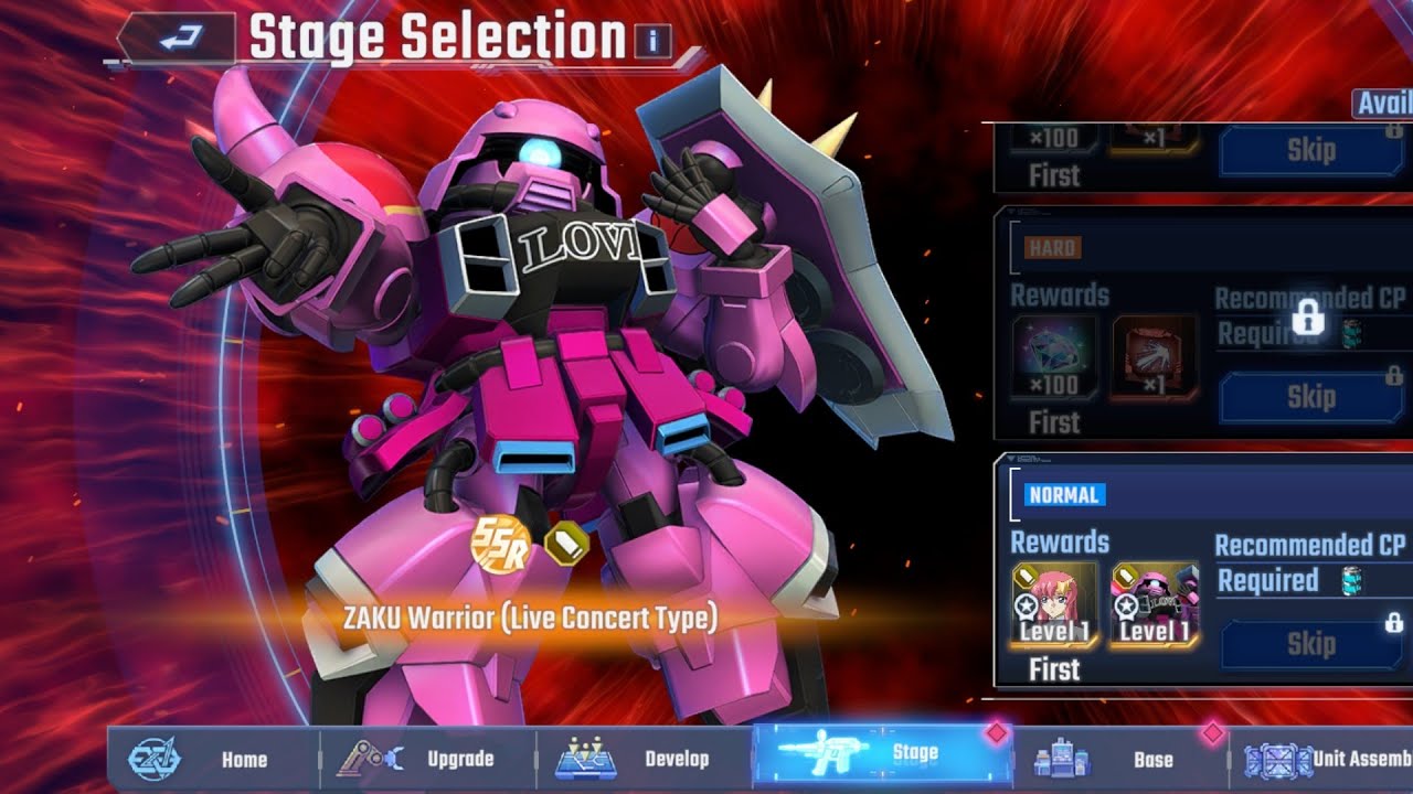 【SD Gundam】Fierce Enemy Assault Event (Zuku Warrior Live Concert Type) 