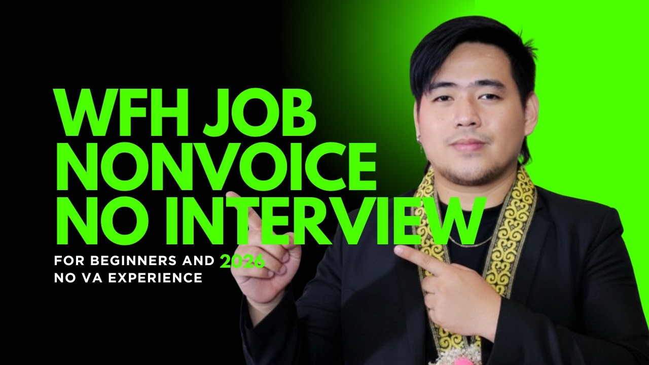 WFH HIRING 2026 - NO INTERVIEW | CHAT ONLY | FOR  NO EXPERIENCE | HOME BASED JOBS NI KUYA RENEBOY