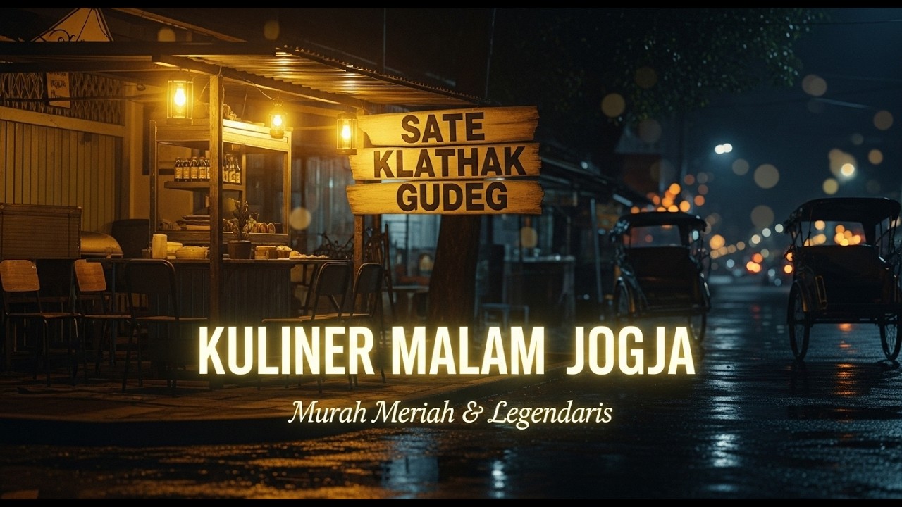 Kuliner Malam Jogja, Murah Meriah dan Legendaris yang Wajib Dicoba