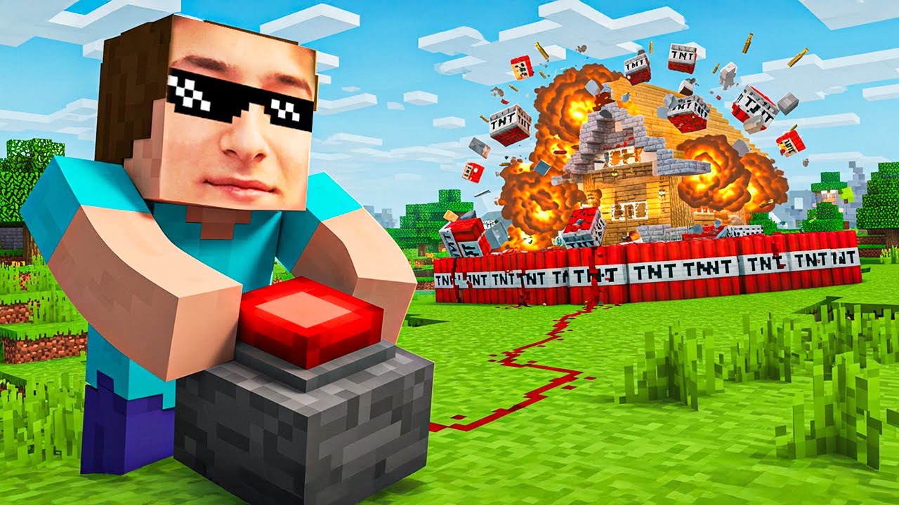 MİNECRAFTTA BAŞKA EVLERİ YOK ETME SİMULATOR 💥