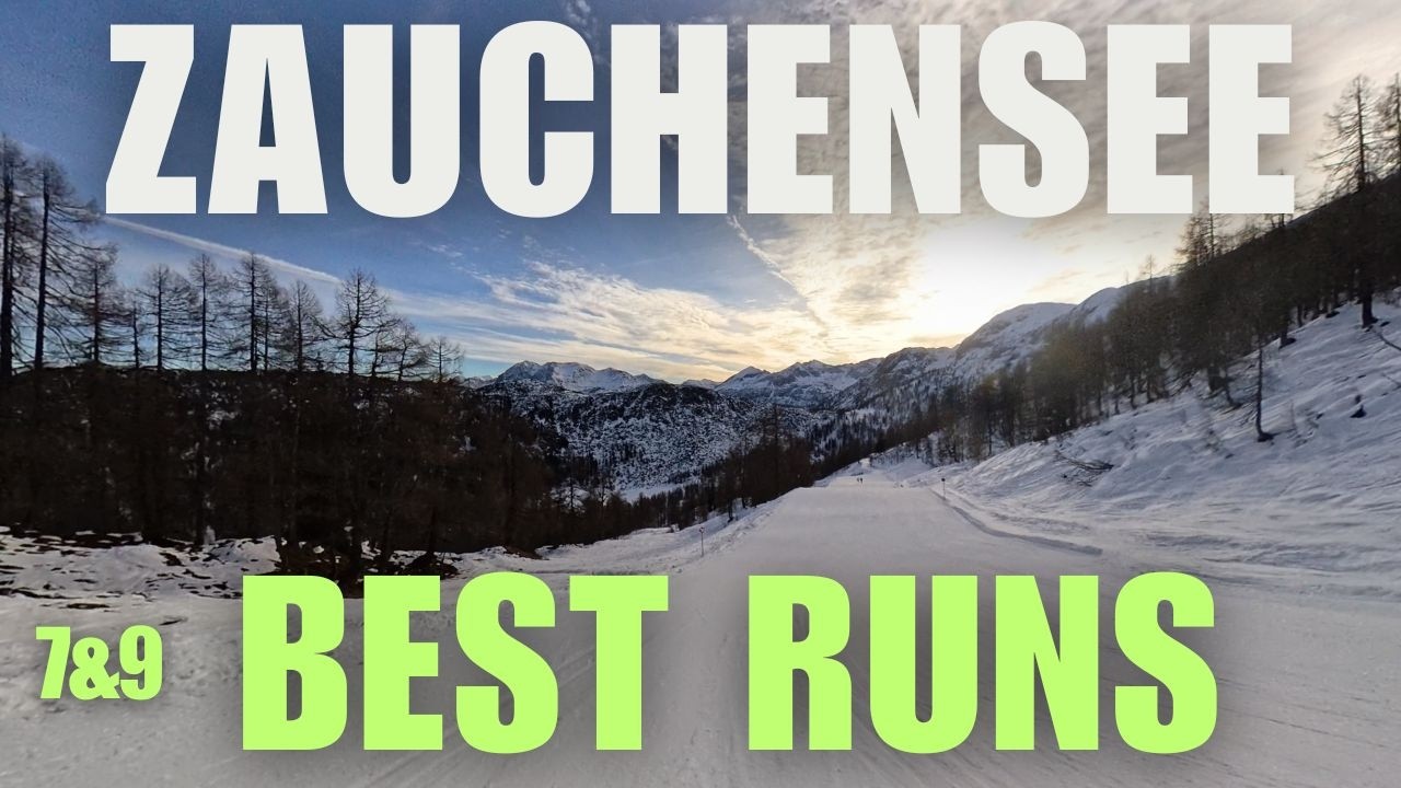 Zauchensee Ski POV – Austria Ski Experience - Run 7 and 9