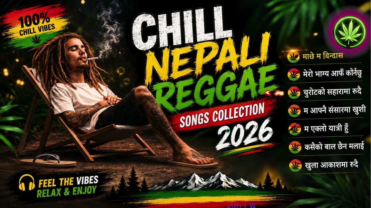 Nepali Reggae Chill Vibes 🇳🇵 | Relaxing & Positive Mood Playlist 2026 🌿| Trending Nepali song