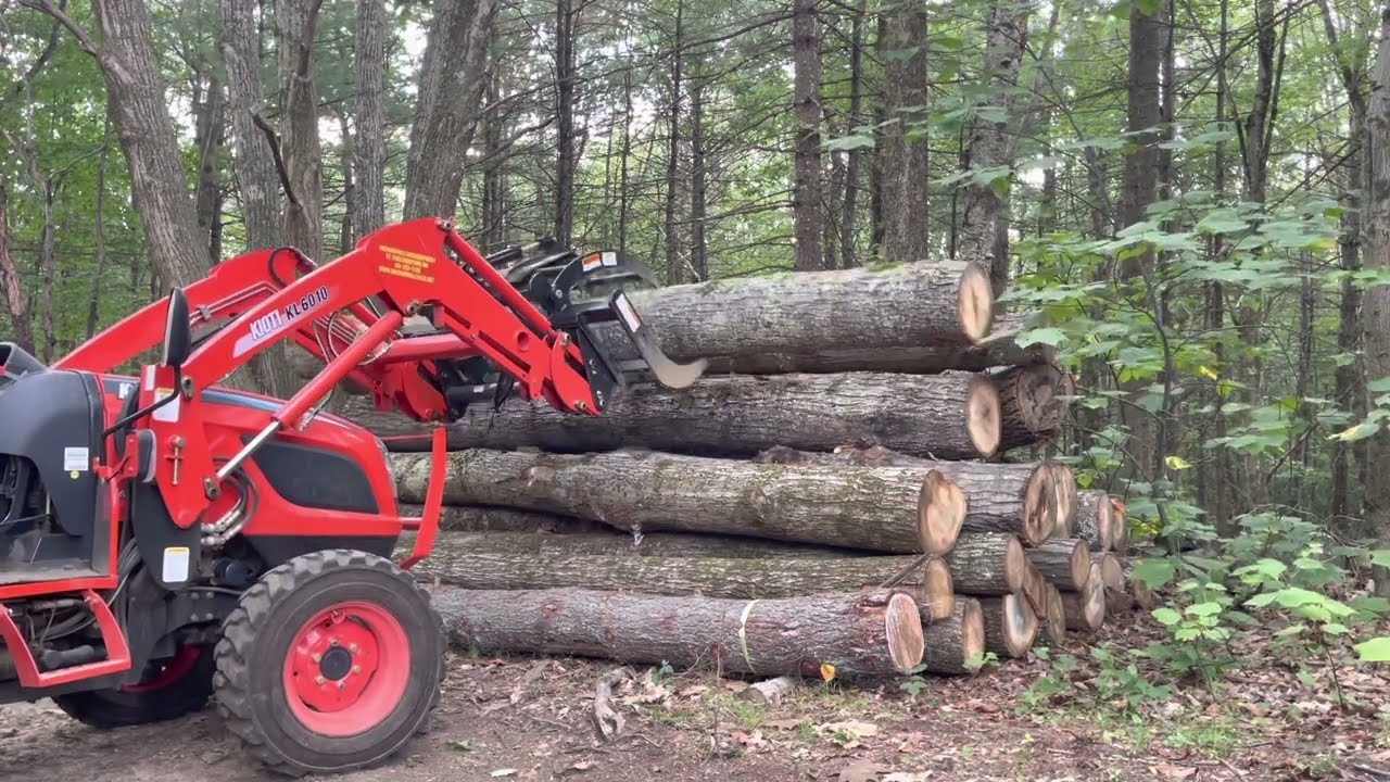 Milling a big Red Oak beam!