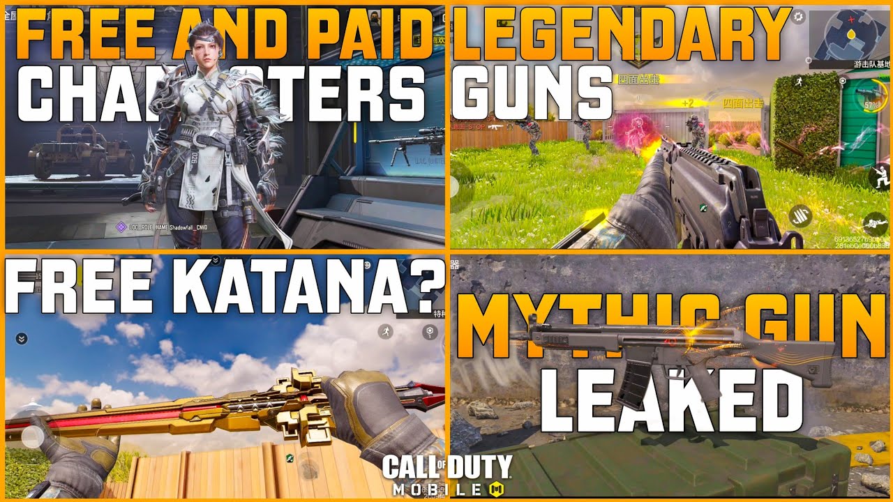 CodMobile Season 2 & 3 Beta Test Leaks | New Mythic & Legendary Gun Gameplay & Characters Leaked!! 