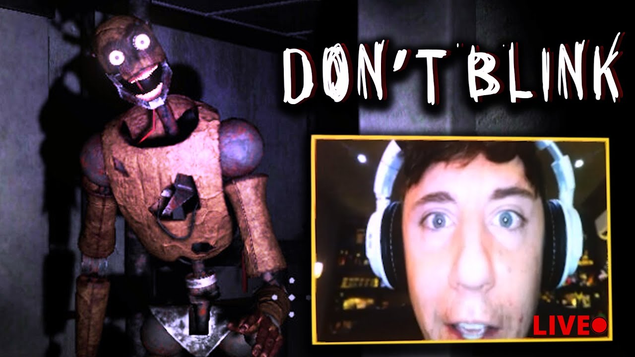 THIS HORROR GAME USES MY CAMERA... I CAN'T BLINK