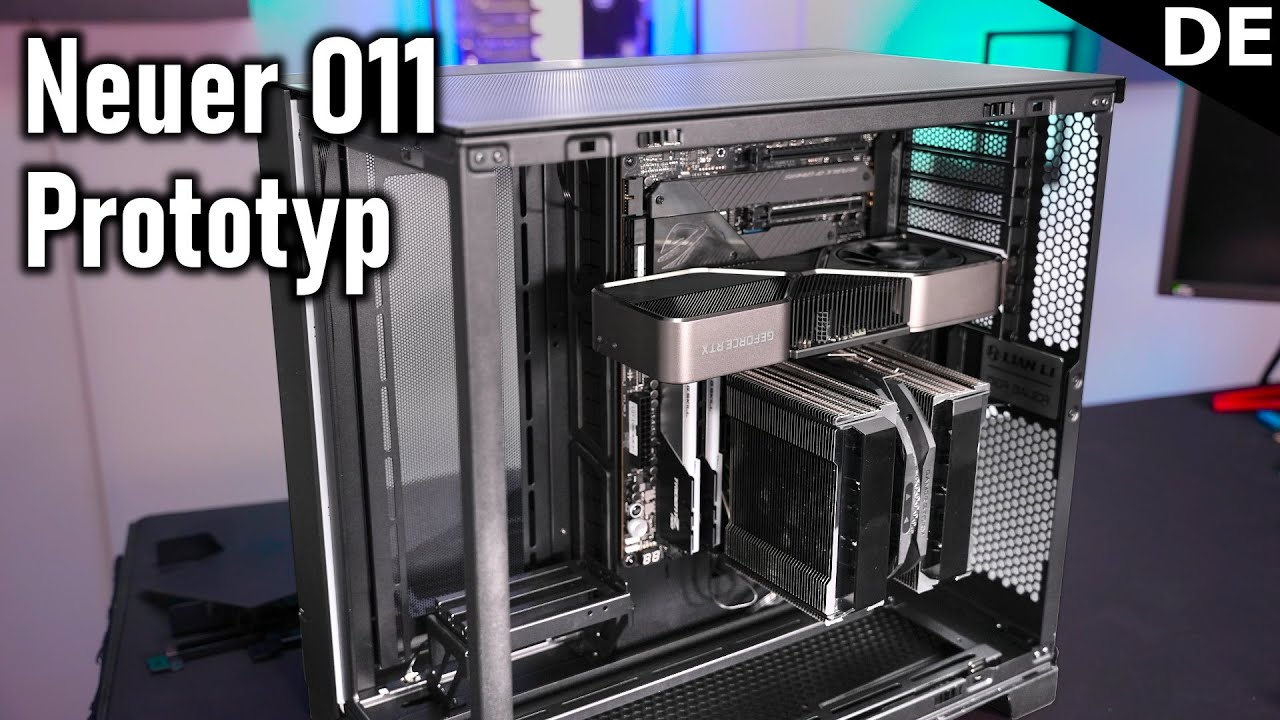 Das Gehäuse mit drehbarer Montage - Neuer O11 Dynamic Evo Prototyp