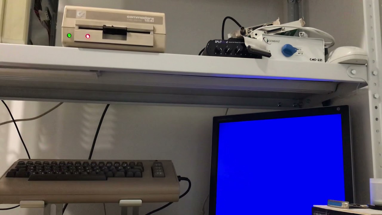 Commodore 1541. Первое включение дисковода для Commodore 64