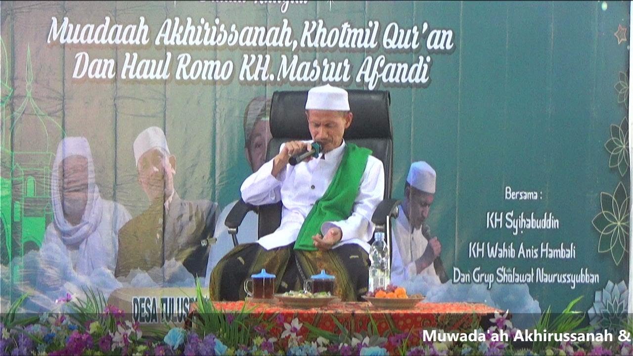 PP AL ANSHORY TULUSREJO  KH. WAHIB ANIS HAMBALI