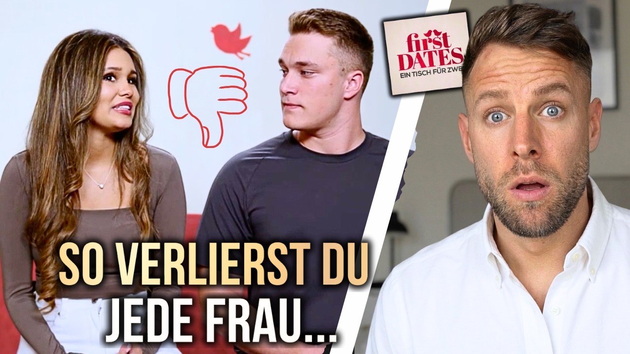 Wegen DIESEN Verhaltensweisen wird er abgelehnt (Dating-Coach analysiert First Dates)