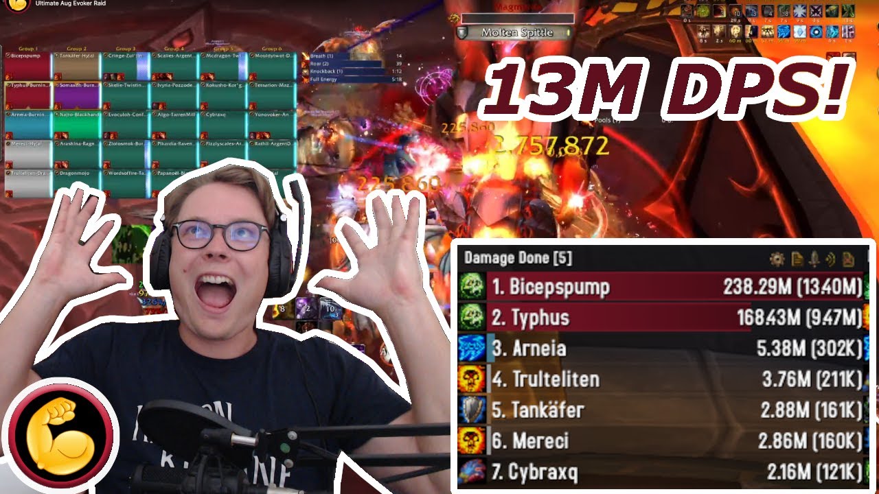 13M ST DPS Unholy DK, Insane Augmentation Exponential Scaling