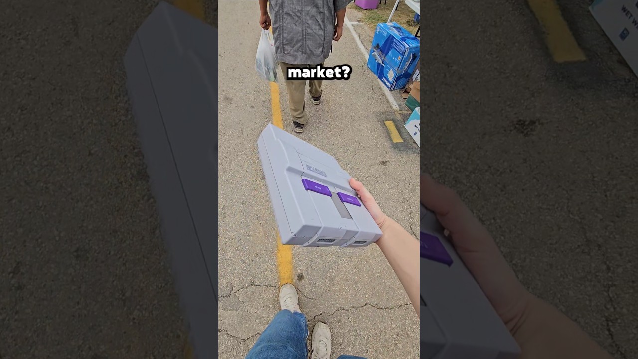 Should you trust video games from a FLEA MARKET?  #nintendo #nintendoconsole #retrogaming