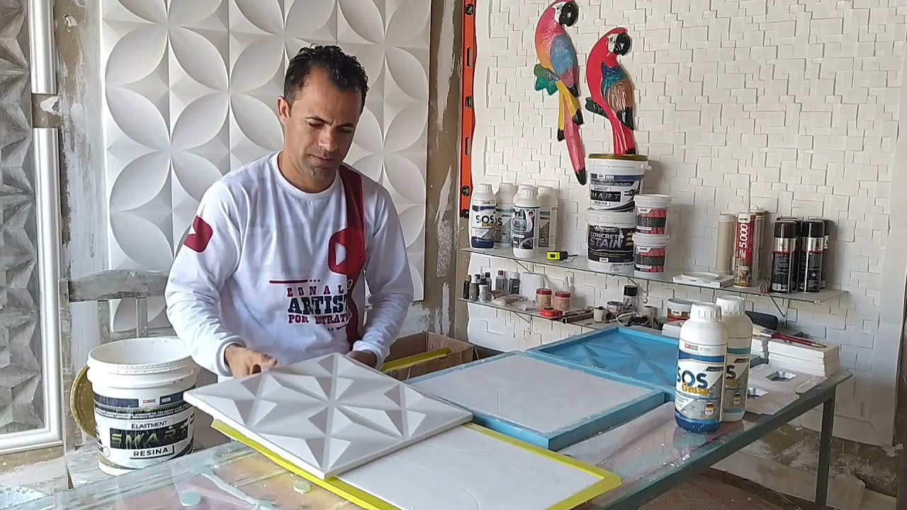Você fabrica placas de gesso 3d? Então veja esse vídeo