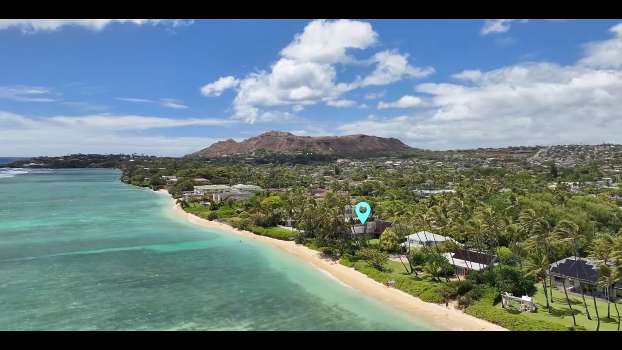 Largest Beachfront Property for sale on Hawaii’s Most Exclusive Street: Kahala, Oahu, Hawaii
