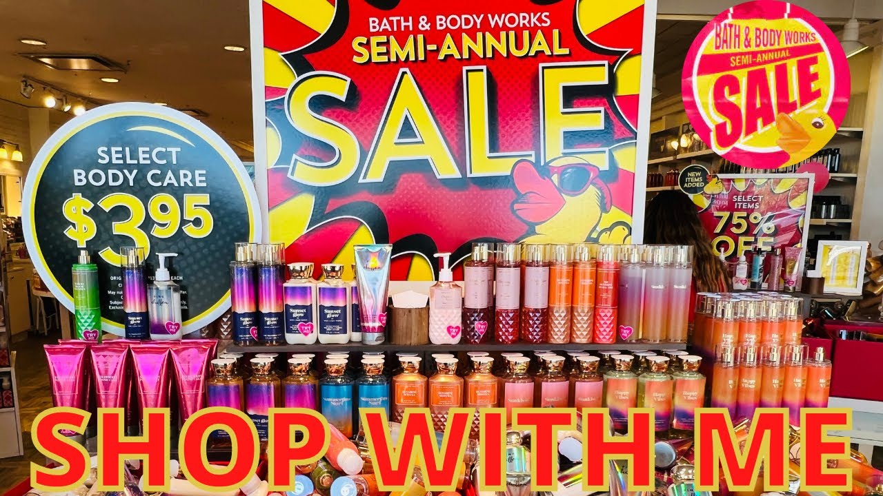 Huge Bath & Body Works Semi Annual SALE Shop With Me and Haul  ~ Amazing Deals See how Much I saved