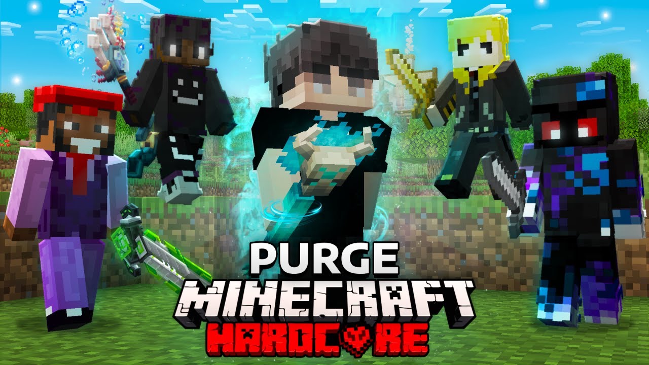 100 Players Simulate Minecraft's Deadliest Purge!