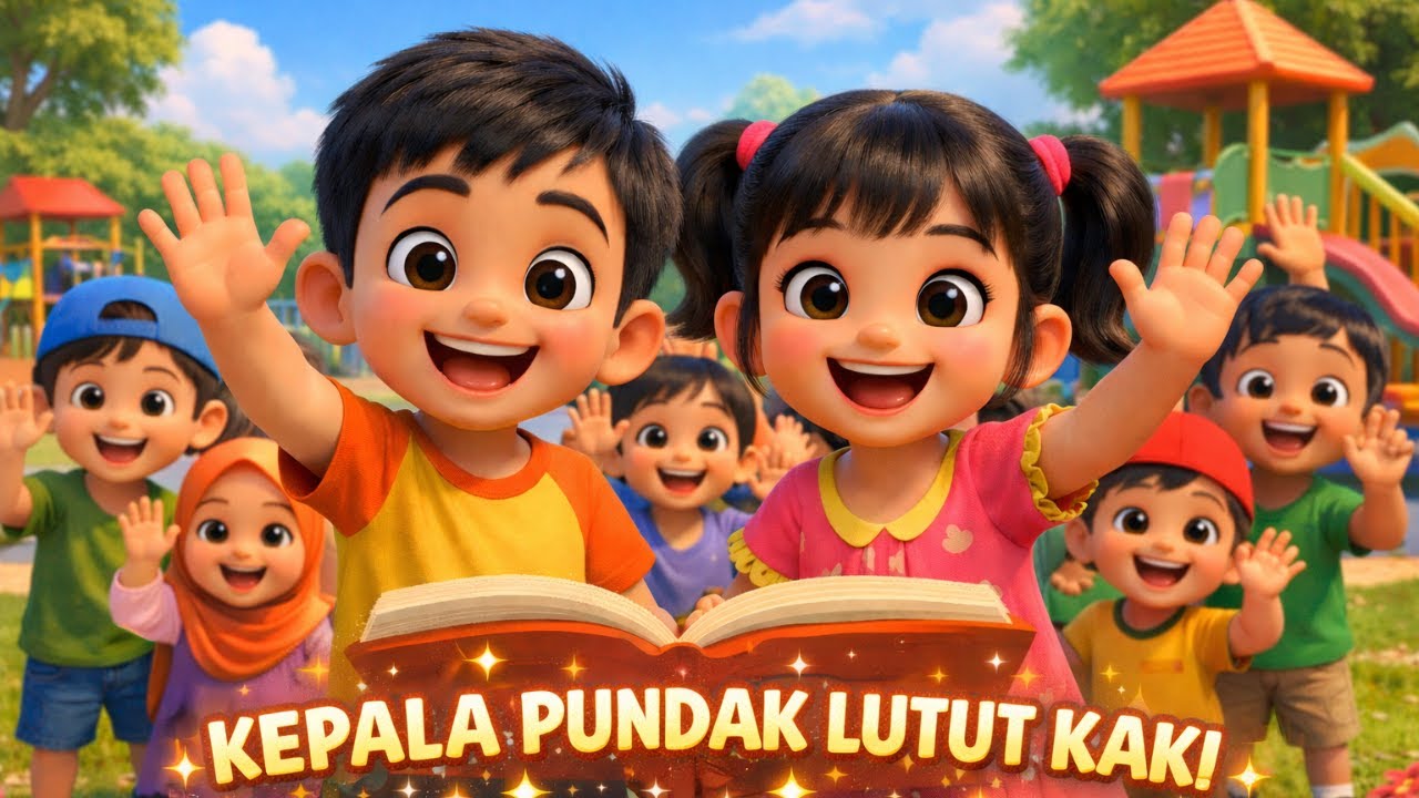Kepala Pundak Lutut Kaki Versi Anak Pintar | Lagu Anak Edukatif & Lucu 🎶