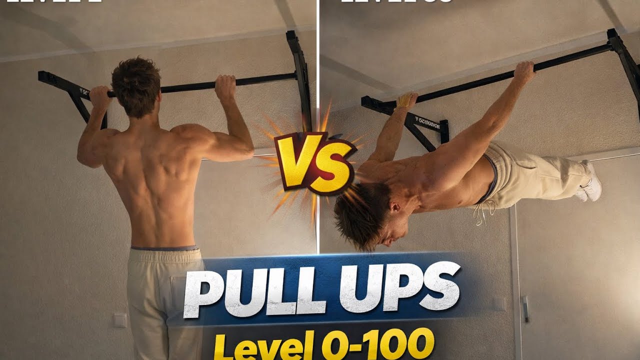 Pull ups Level 0-100 / Calisthenics 
