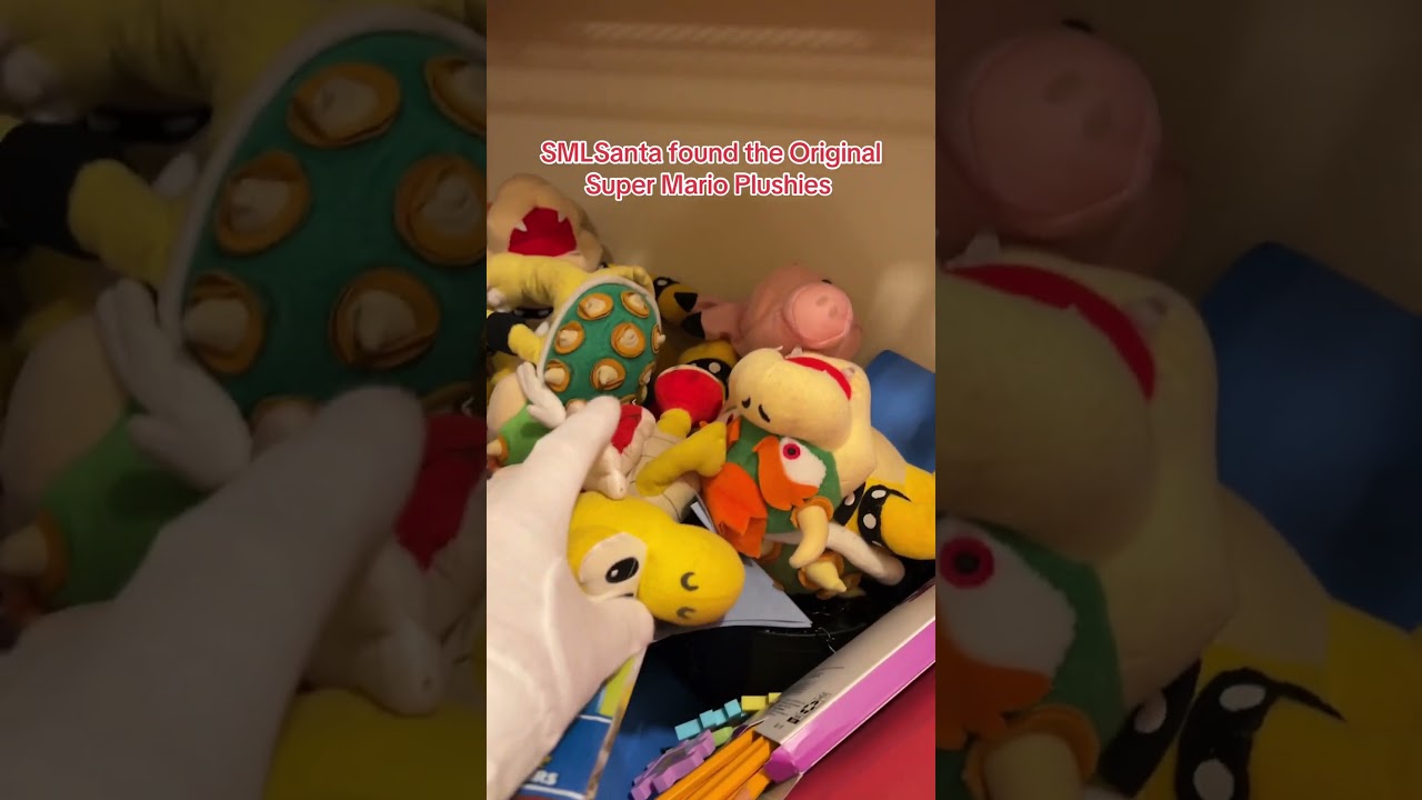 OMG OMG OMG 😱 SMLSanta found the original SML Super Mario Plushies! 🔥 #smlsanta #sml #fyp #mario