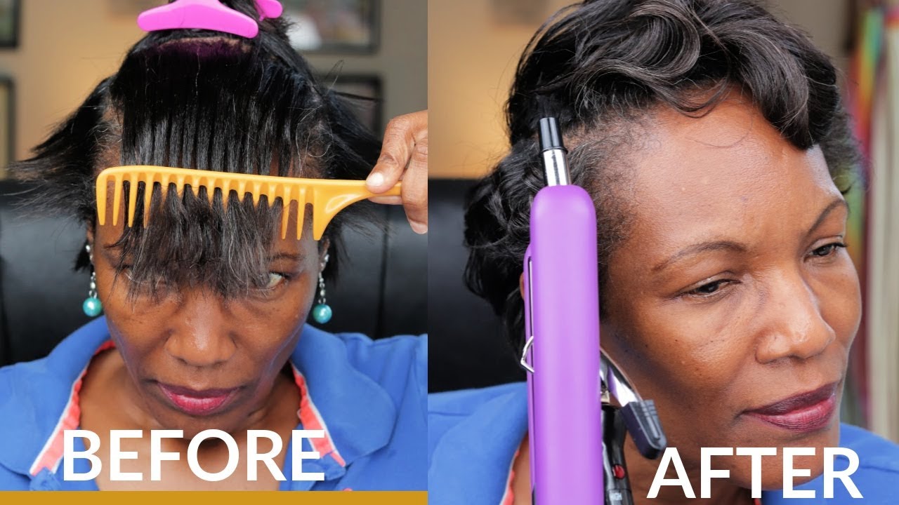 HOW I CURL MY SHORT PIXIE RELAXED HAIR | CURLING HAIR PIXIE STYLE