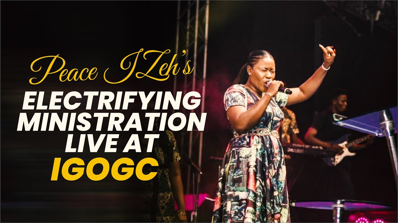 MINISTER PEACE IZEH ELECTRIFYING MINISTRATION AT IGOGC DAY THREE EVENING SESSION