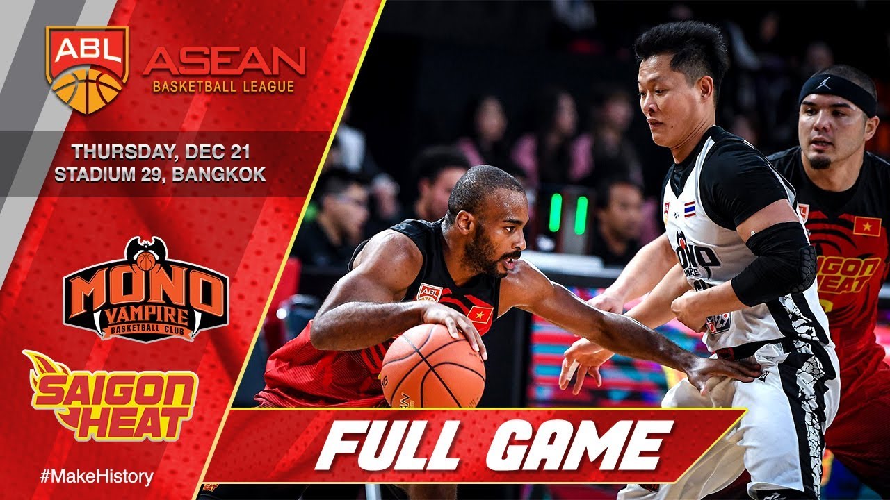 Mono Vampire Basketball Club vs Saigon Heat | FULL GAME | ASEAN Basketball League 2017 - 2018