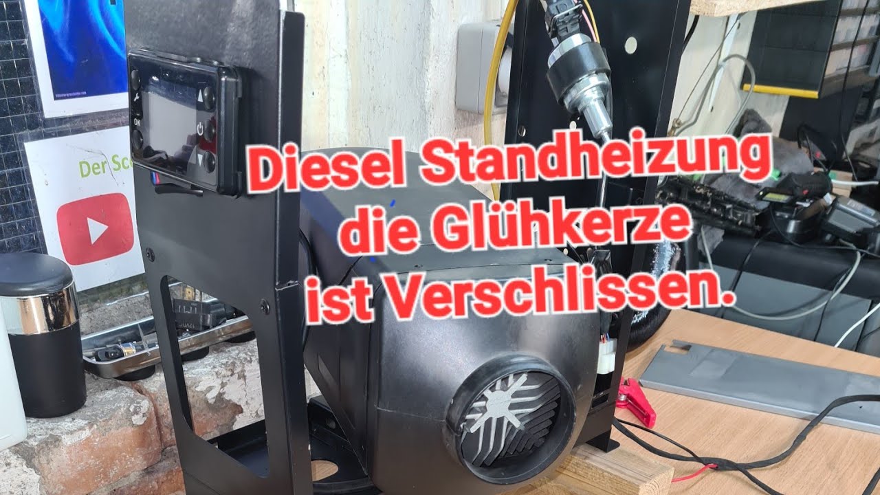 2 Teil / Meine Diesel Standheizung braucht eine neue Glühkerze / Der Einbau.