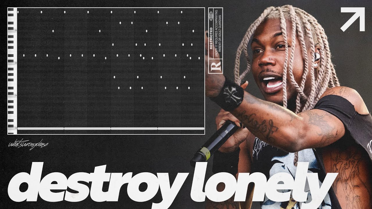 How To Make HARD Beats For DESTROY LONELY