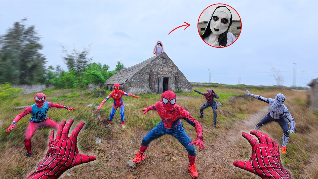 Team 7 Spider-Man Confronts the Serbian Dancing Lady in an Abandoned House (Action POV)