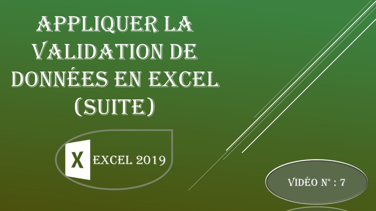 Excel (darija) - #7 | Validation De données | تعلم إكسيل بالدارجة