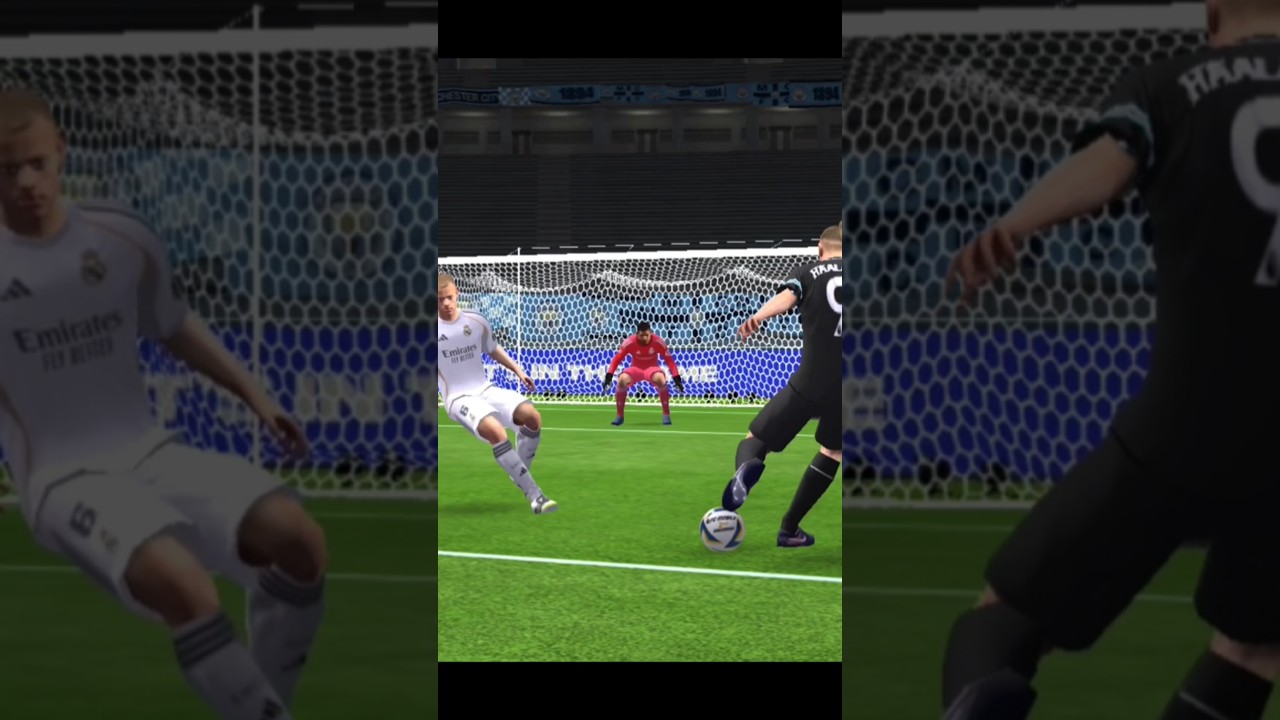 Halland score Amazing Top corner Goal