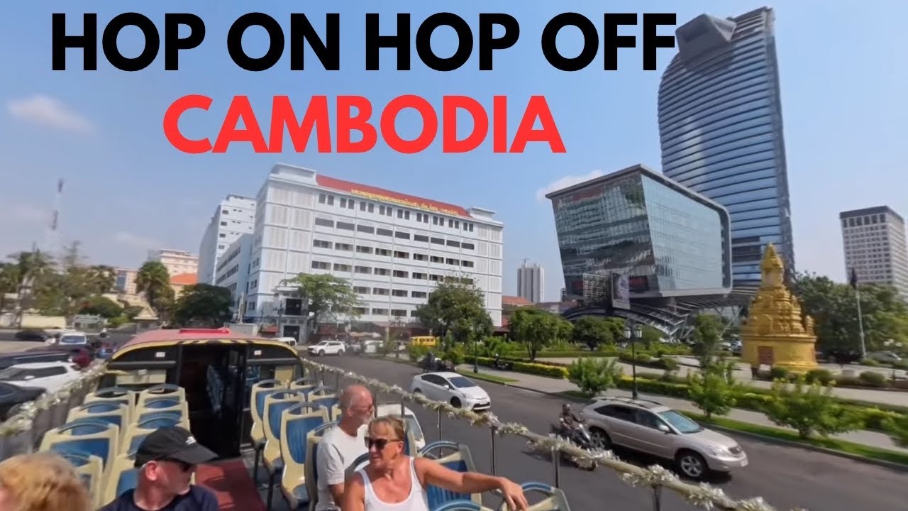 Cambodia 360° –  Hop on Hop off Bus Phnom Penh in 3D | 4K HD 2026