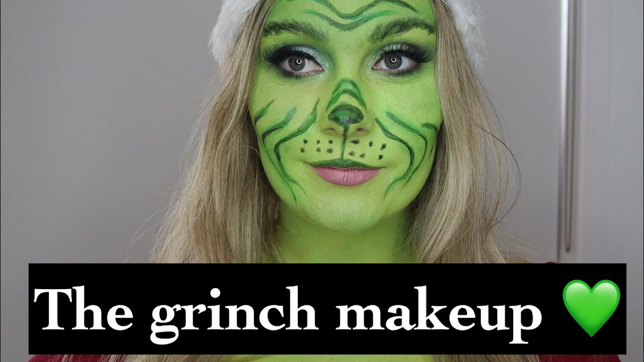 The Grinch makeup tutorial