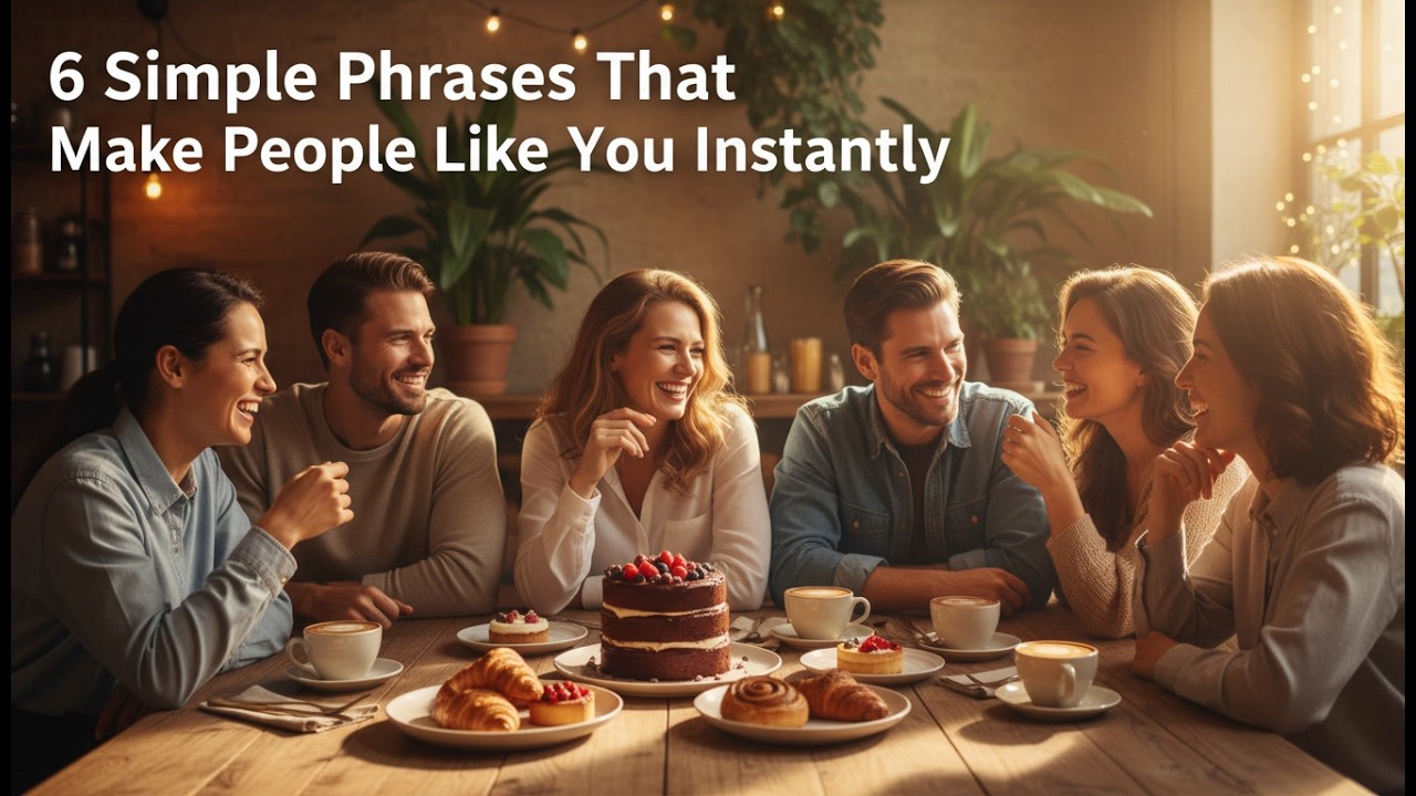 6 Simple Phrases That Make People Like You Instantly!