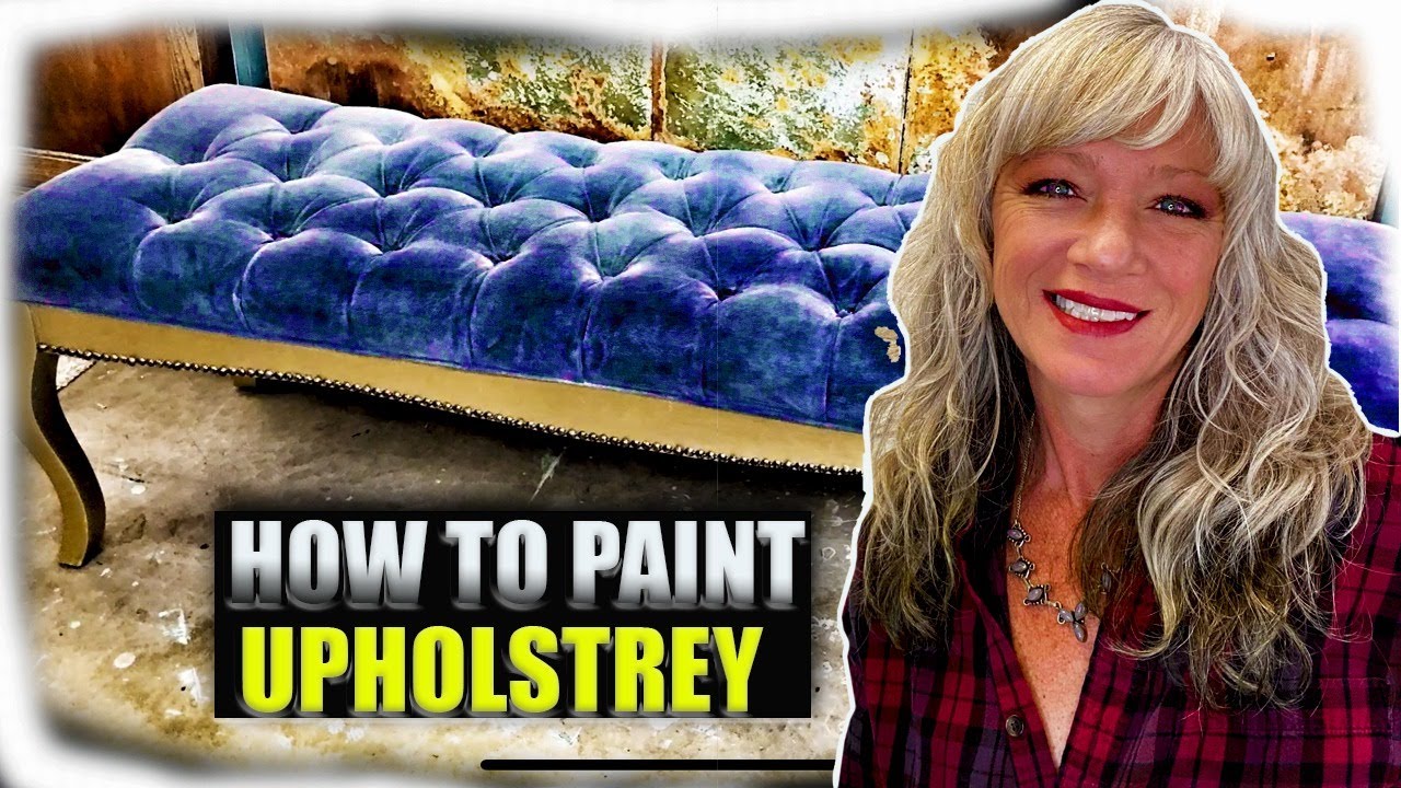 How to paint Upholstery and keep it soft