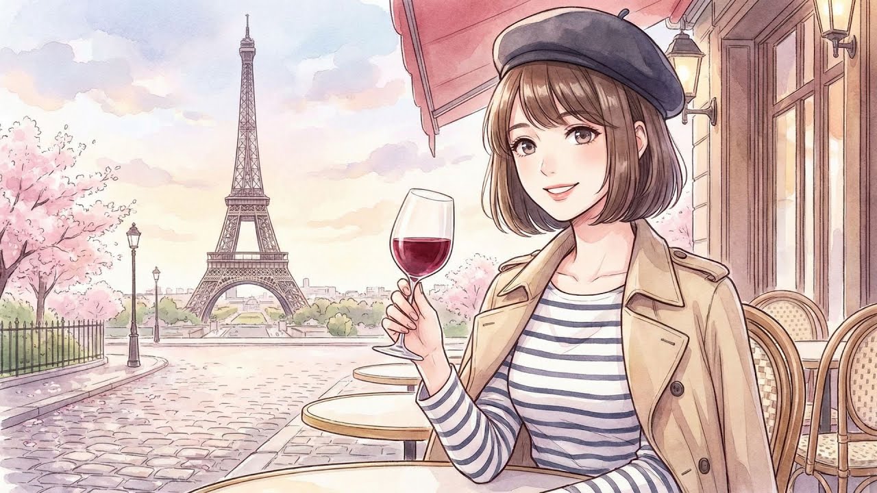 Valse parisienne à l’accordéon 🗼 | Ambiance romantique à Paris 🍷