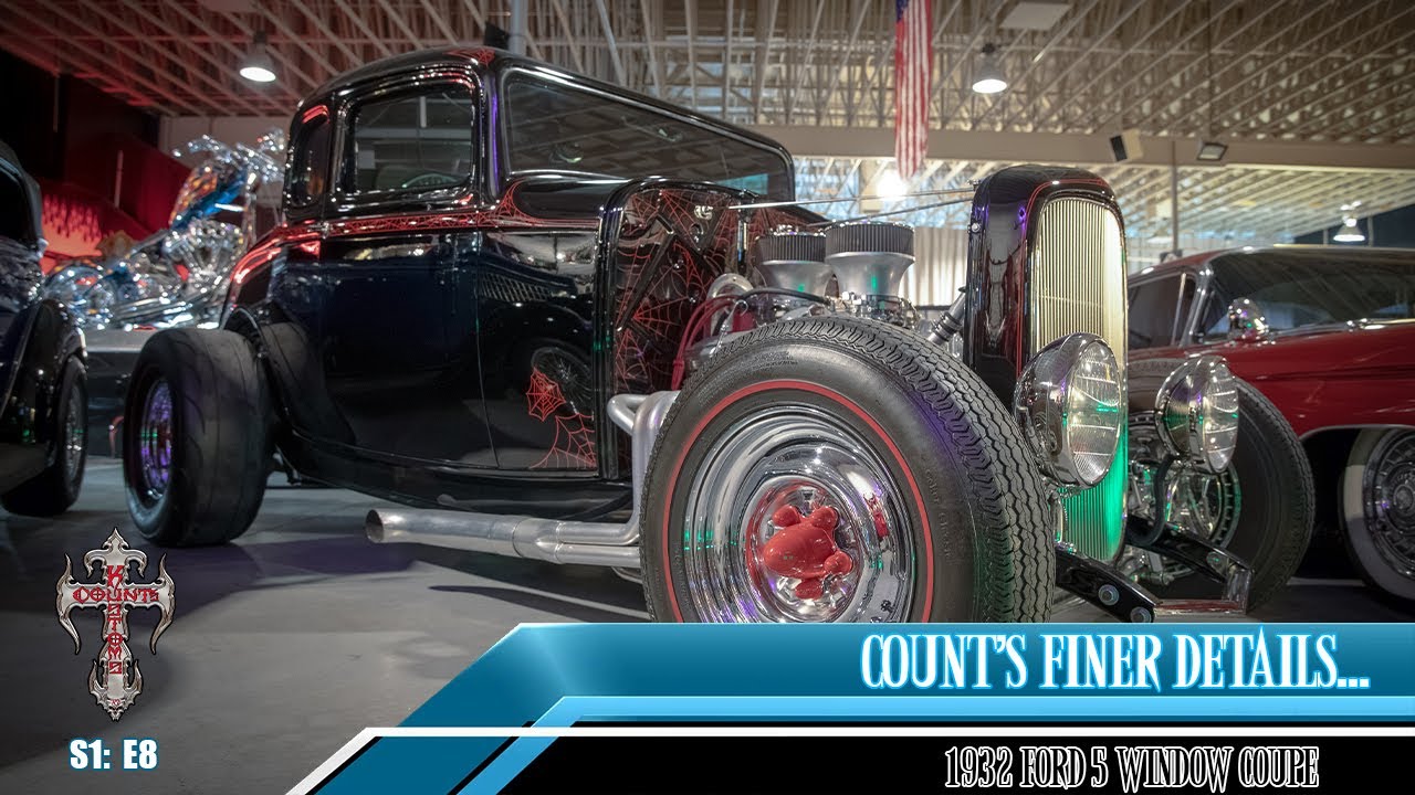 Более тонкие детали графа... Ford 5 Window Chop Top Coupe 1932 года! S1E8