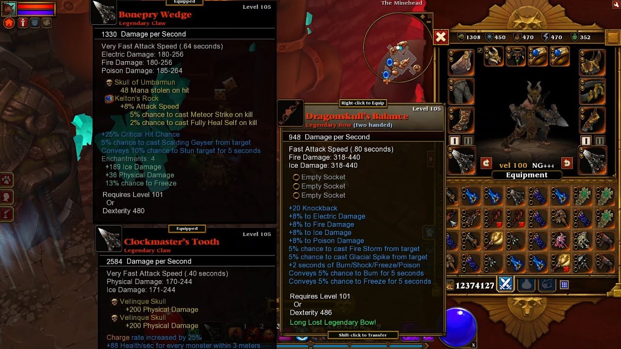 Torchlight 2 - How to get level 105 legendary weapons easy 2025