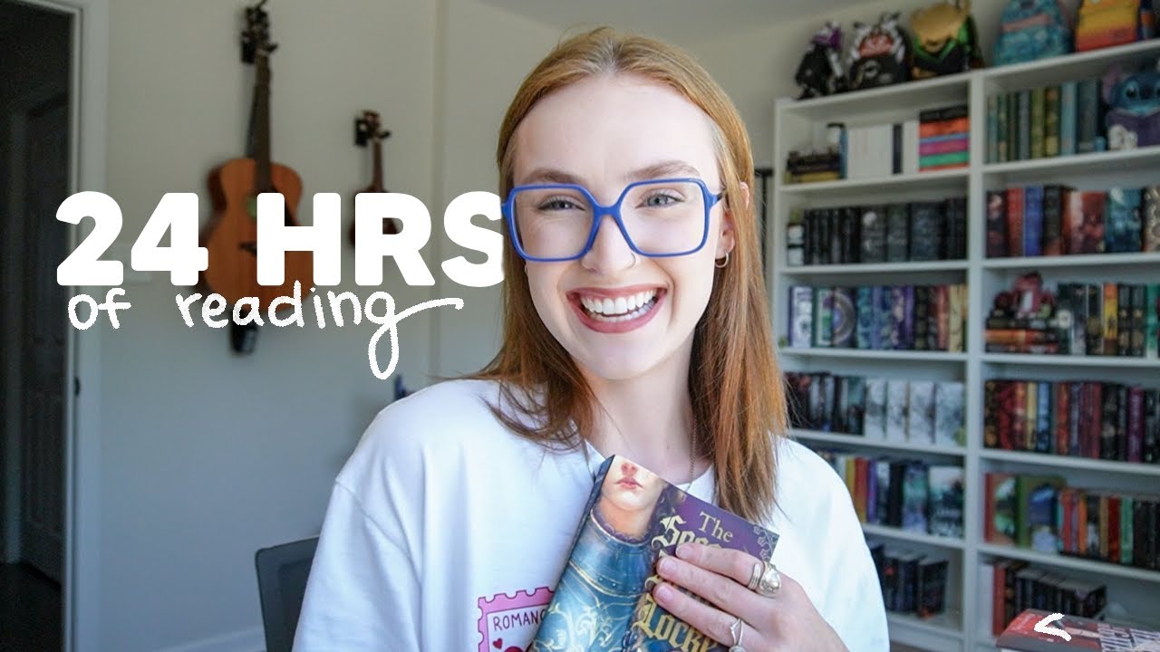 How many pages can I read in 24 hours? (Reading challenge, cozy reading vlog, reading fantasy books)