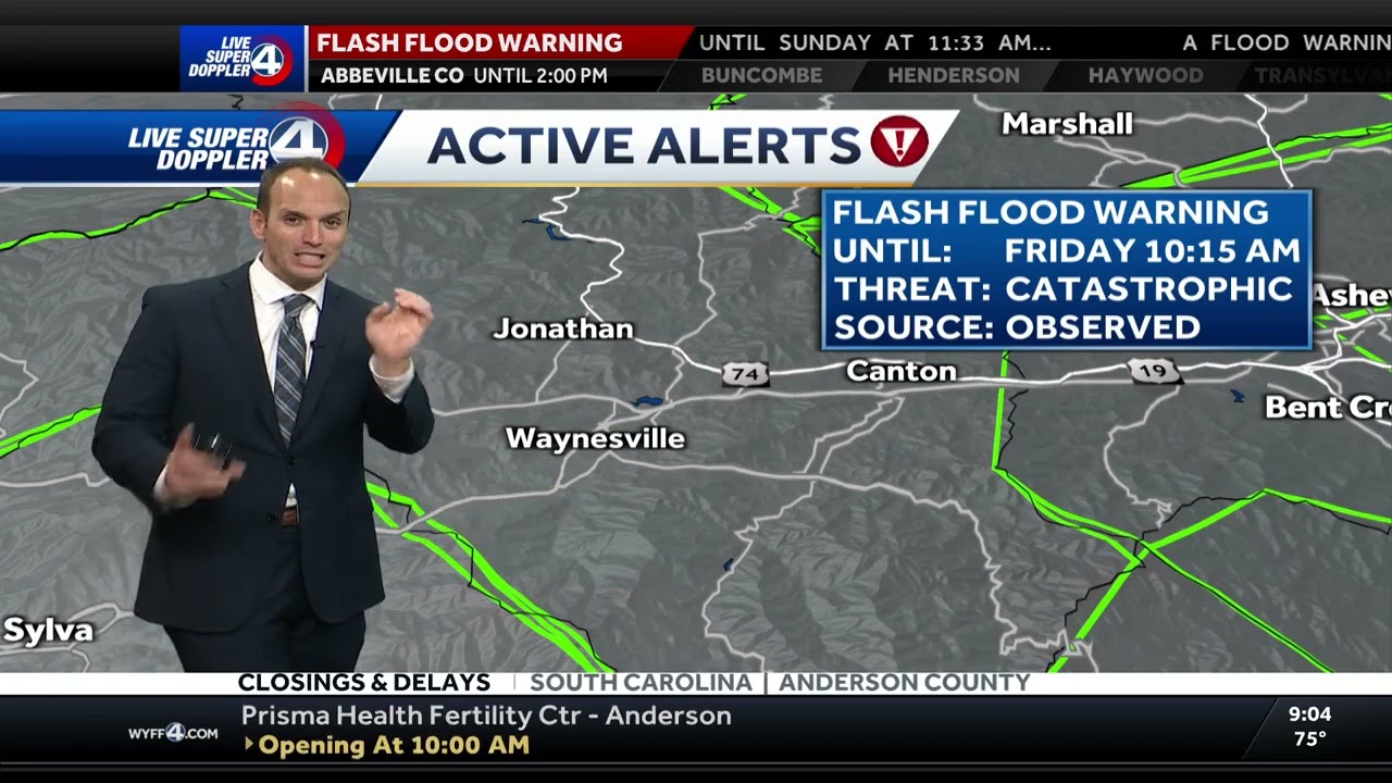 9 a.m. Helene update as storm moves out of South Carolina