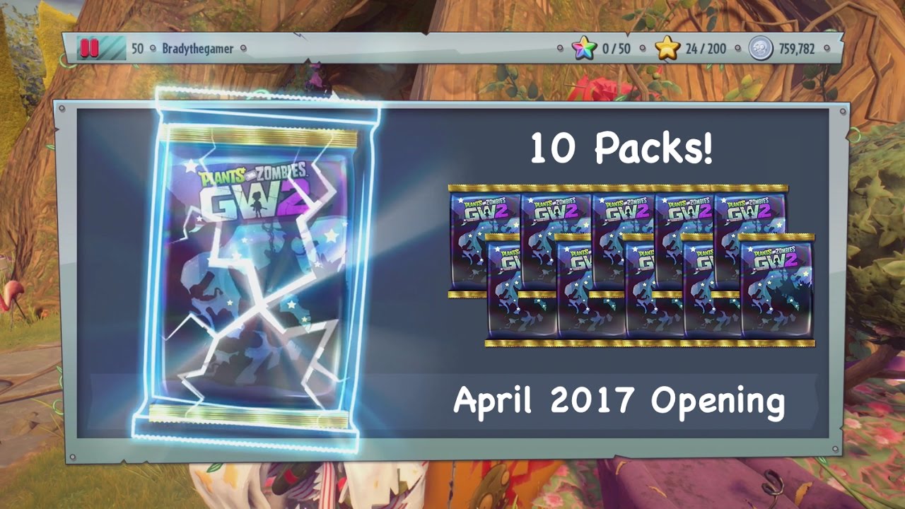 10 Phenomenal Character Packs Opening! | April 2017 | Garden Warfare 2 Gameplay