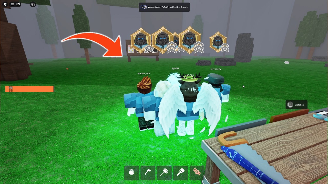 Speed run with Cyborg Team in 99 Nights in the Forest Roblox