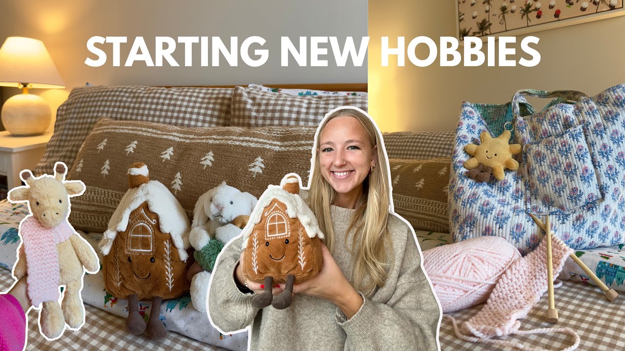 STARTING NEW HOBBIES ✨🌷 jellycat hunting, knitting, q&a and more!!