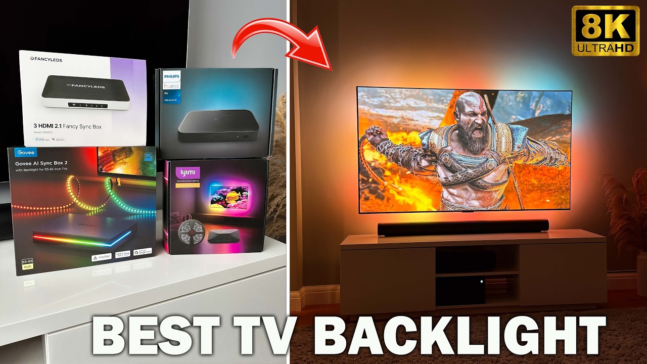The PERFECT HDMI 2.1 SYNC BOX | Philips Hue vs FancyLED vs Govee vs Lytmi