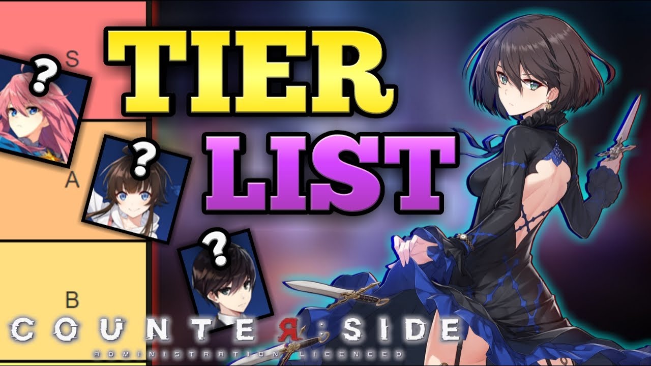 [COUNTER: SIDE] TIER LIST + UNIT OVERVIEW