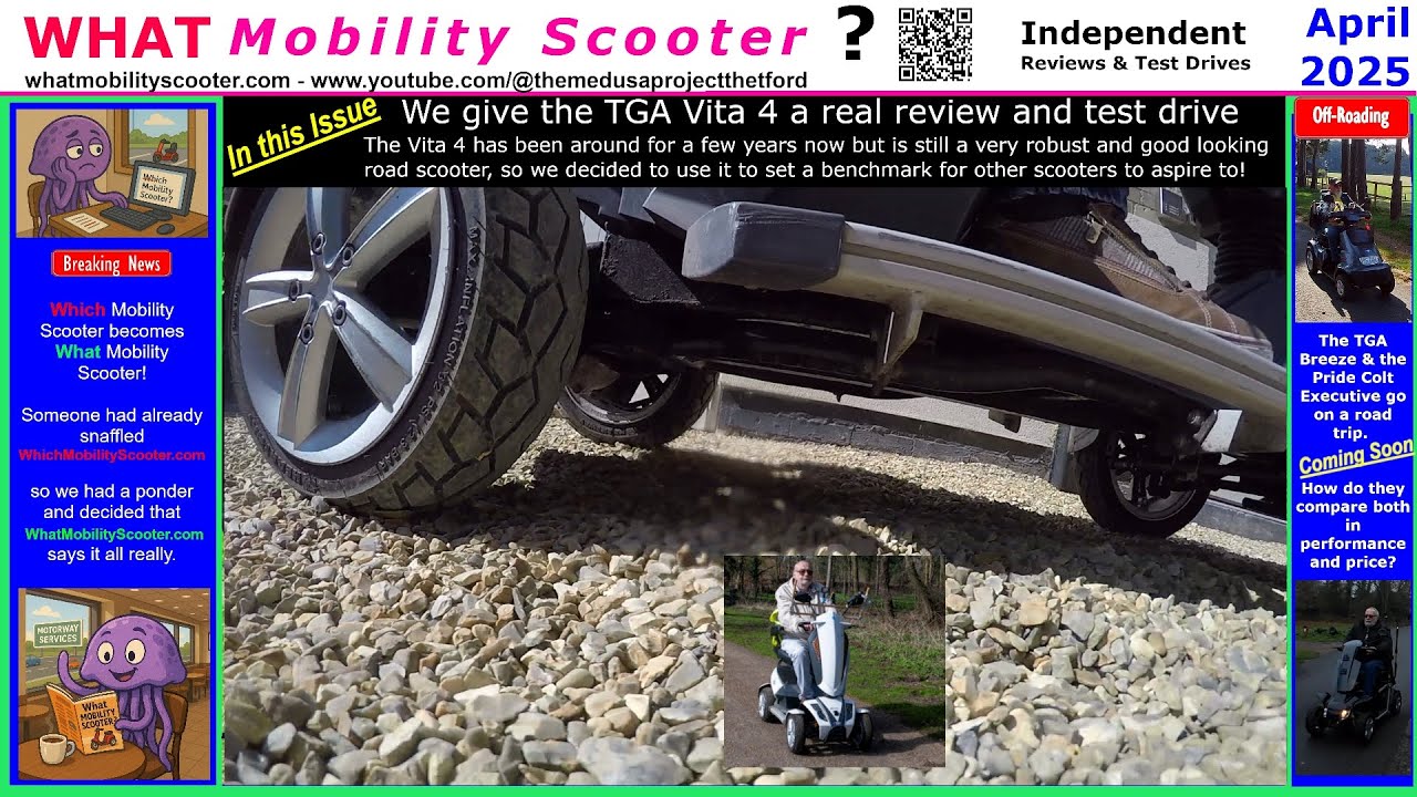 What Mobility Scooter? We give the TGA Vita 4 a serious road test and review