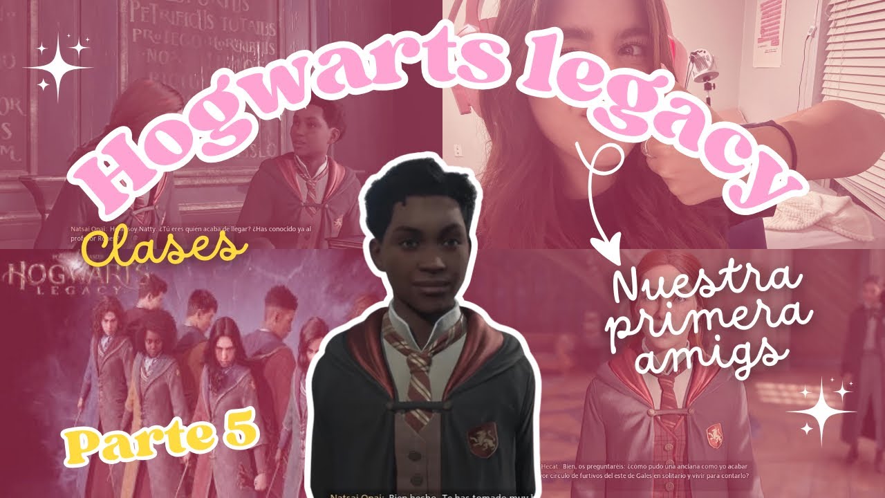 PRIMER DÍA DE CLASES EN HOGWARTS 🧙✨ PARTE 5 🪄📚hacemos nuestra primera amiga 🩷