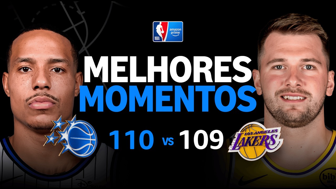 LOS ANGELES LAKERS 109 X 110 ORLANDO MAGIC | MELHORES MOMENTOS | REGULAR SEASON | NBA 2025-26