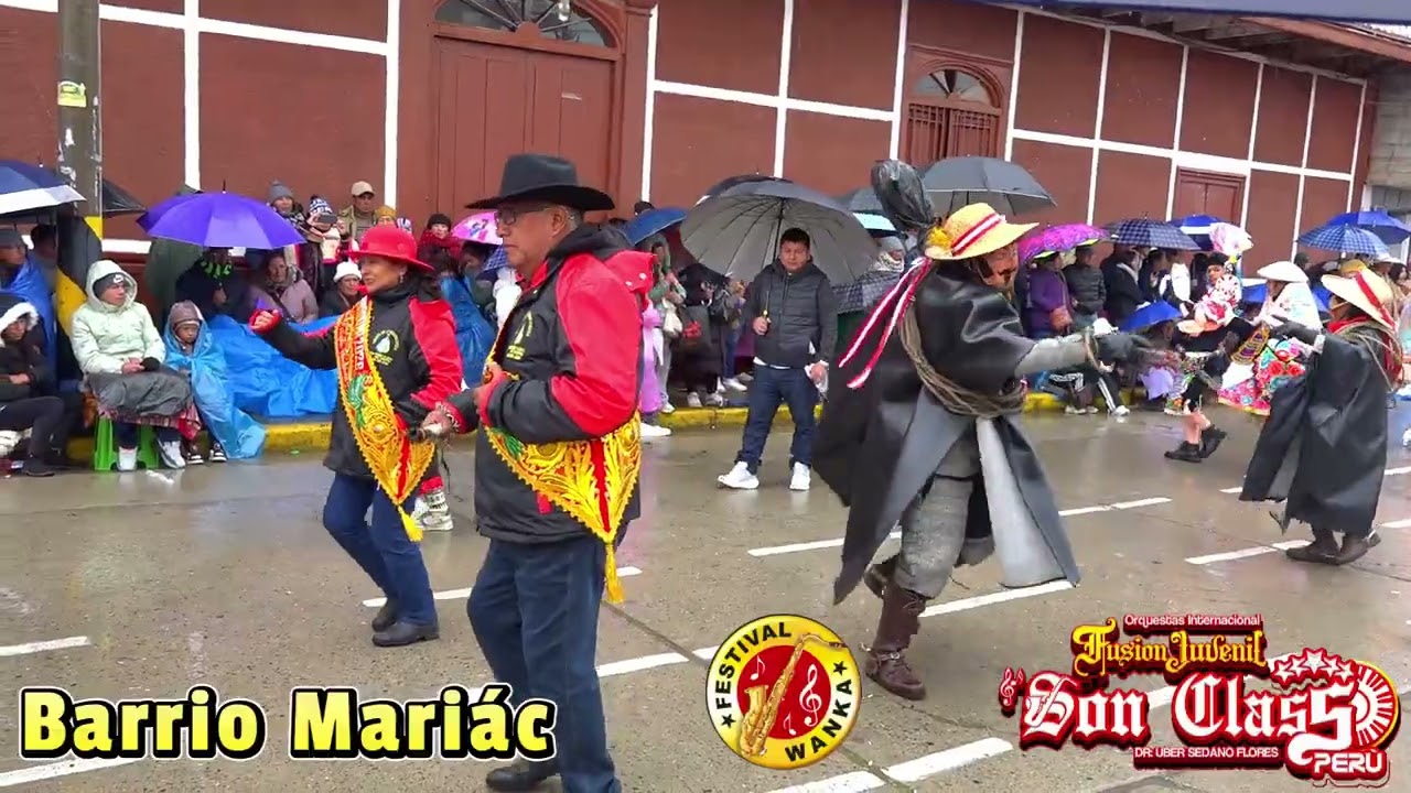Fiesta De los Solteros en Junin Barrio Mariác  2026 Orquesta Son Class Peru